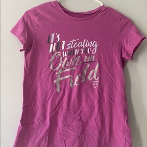 softball under armor short sleeve